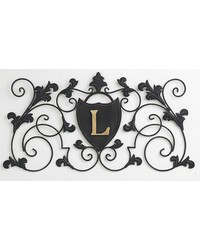 Burn Gold Monogram Grille W shield by   