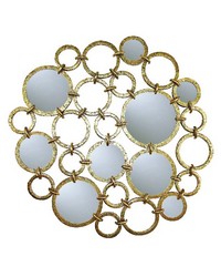 Ital Gold Circle Design Wall Grille by   