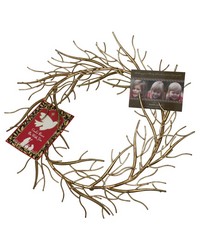 Italian Gold Iron Twig Design Wreath by   