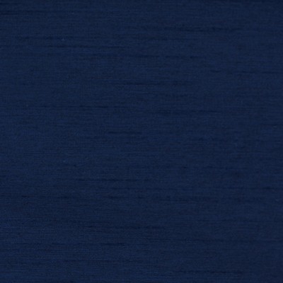 Novel Metz Navy in Shantung Polyester Blue Polyester Solid Faux Silk   Fabric