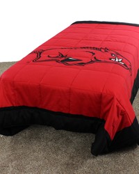 Arkansas Razorbacks 2 Sided Big Logo - Light Comforter - Full by   