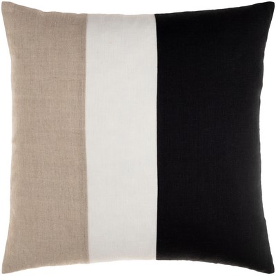Surya Roxbury Pillow Kit Roxbury RXB003-2222P Beige Front: 100% Linen, Back: 100% Linen Contemporary Modern Pillows All the Pillows 