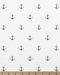 Mini Anchor White Premier Navy by   