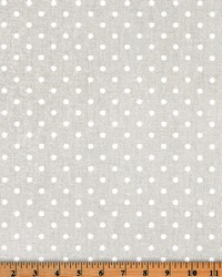 Mini Dot French Grey White by   