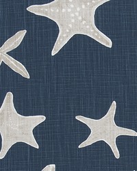 jejeloiu Beach Shell Upholstery Fabric by The Yard, Ocean Nautical Starfish  Reupholstery Fabric for Chairs, Marine Sealife Blue Sea Decorative