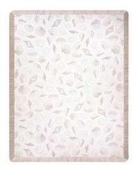 Seashell Natural Throw 48x60 by   