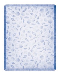 Seashells 48x60 Throw Blanket by   