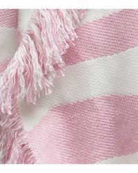 Zebra Natural Pink 48x60  Throw Blanket by   