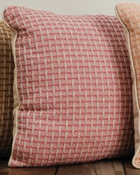 Lattice Terra Cotta 21 Pillow by   