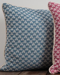 Starry Blue 21 Pillow by   