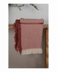 Lattice Terra Cotta Throw by   