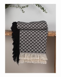 Starry Black Throw by   