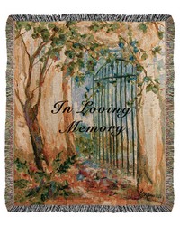 In Loving Memory Gate 50x60 Throw by   