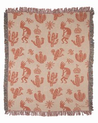 Kokopelli 50x60 Throw by   