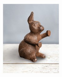 Cast Iron Bunny Door Stop Set 2 by   