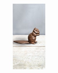 Cast Iron Squirrel  Door Stop Set 2 by   