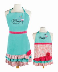 Mommy And Me Classy Sassy Apron Set by   