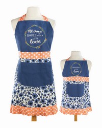 Grandma And Me Backing With Love Apron Set 2 by   