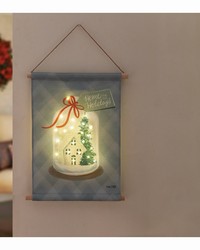 Led Wall Hanging Snow Globe by   