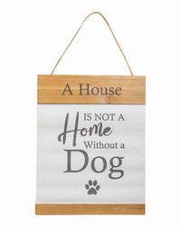 Canvas Wall Art A House Dog by   