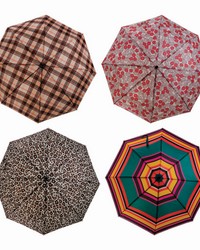 Rainy Day Compact Umbrella Asst Set of 12 by   