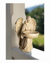 Angel Garden  Bird Feeder Statue by   