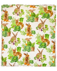 Bunny Trailmco 50x60 Dye Throw by   