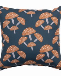 Amanita Mushroom 12x12 Climaweave Pillow by   