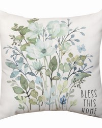 Bless This Home 12x12 Climaweave Pillow by   