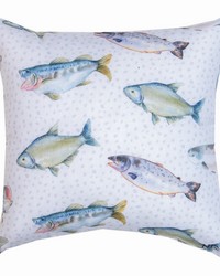 Lodge Fishing 12x12 Climaweave Pillow by   