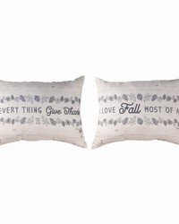 In Everything Give Thanks  24x18 Pillow Climaweave by   