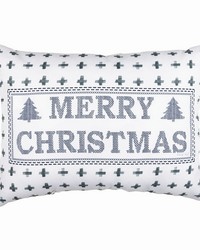 Merry Christmas 24x18 Pillow Climaweave by   