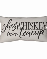 Shes Whiskey 17x9 Climaweave Pillow by   