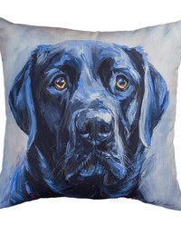 Black Lab 18 Climaweave Pillow by   