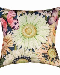 Boho Butterfly Pink 18 Climaweave Pillow by   