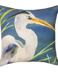 Blue Heron Mco18 Pillow by   