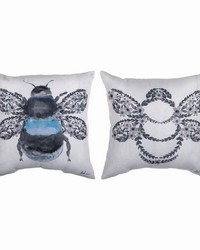 Bee Noir 18 Pillow Climaweave by   