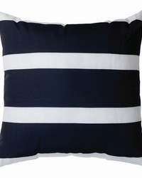 Stripe Black 18 X 18 Climaweave Pillow by   