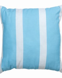 Stripe Blue 18 X 18 Climaweave Pillow by   