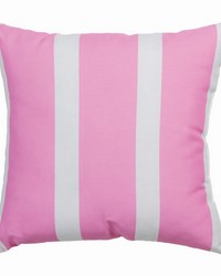 Stripe Pink 18 X 18 Climaweave Pillow by   