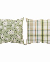 Green Fields Green 18pillow  Climaweave Pillow by   