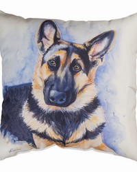 German Shepherd 18 Climaweave Pillow by   