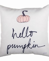 Hello Pumpkin 18 Pillow Climaweave by   