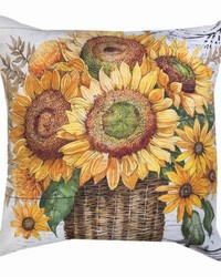 Sunflower Bouquet Motif 2 18pillow Climaweave by   