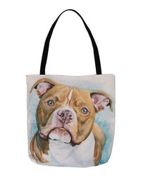 American Pit Bull 18 Printed Tote by   