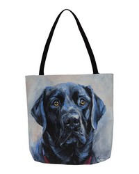 Black Lab 18 Printed Tote by   