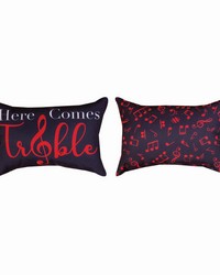 Here Comes Treble...word Pillow by   