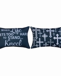 When Life Gets Hard..word Pillow by   