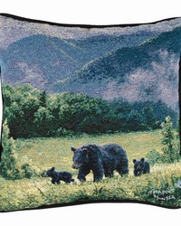 Room To Roam 17x17 Woven  Pillow by   