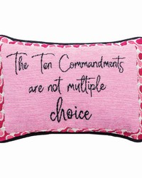 The Ten Commandments Word Pillow by   